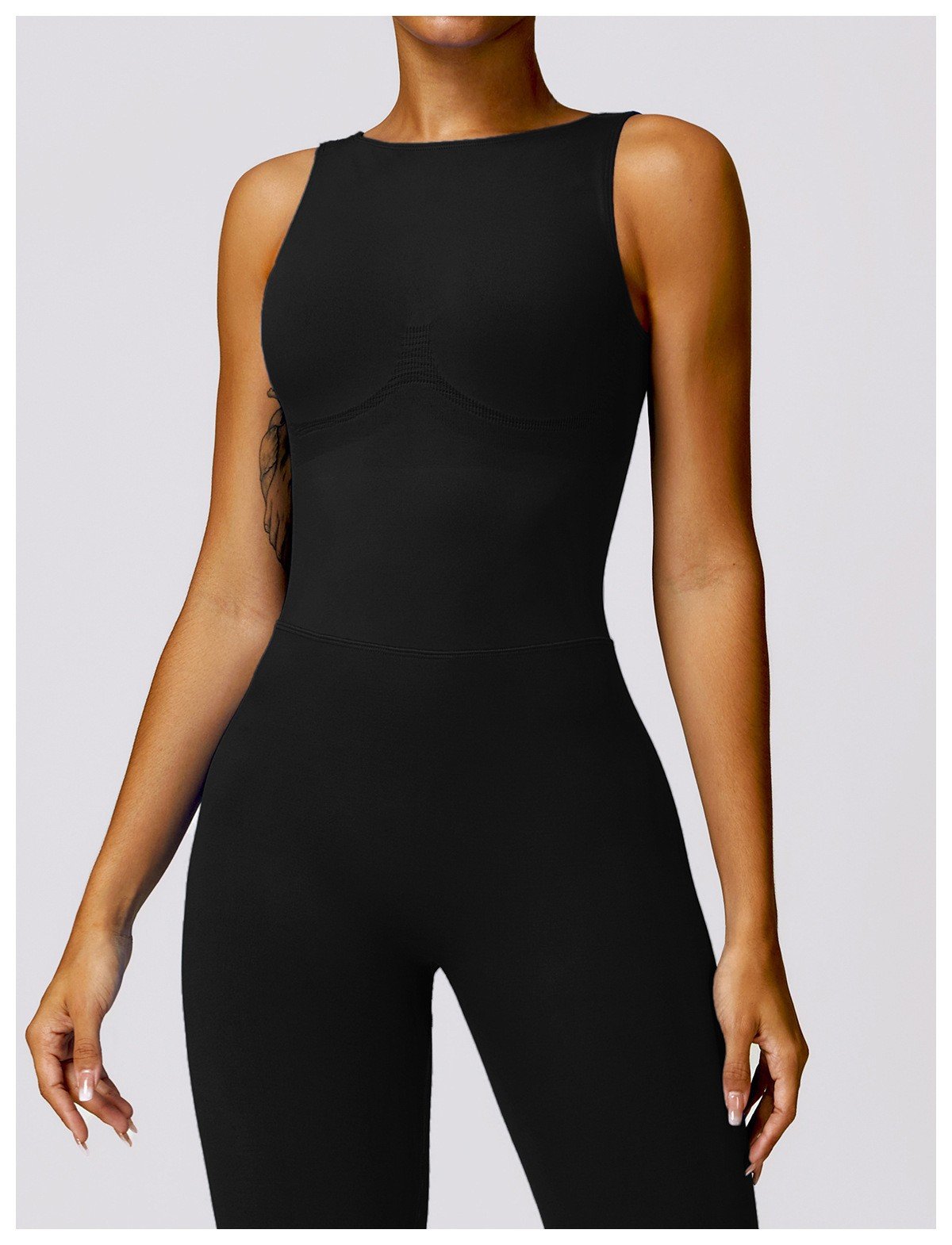 Backless fitness clothing