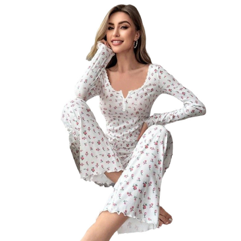 Women's long pants homewear set