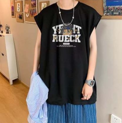 Cotton Basketball Vest Men's Summer Fashion Brand Sleeveless T-shirt American Fitness Sports Waistcoat plus size