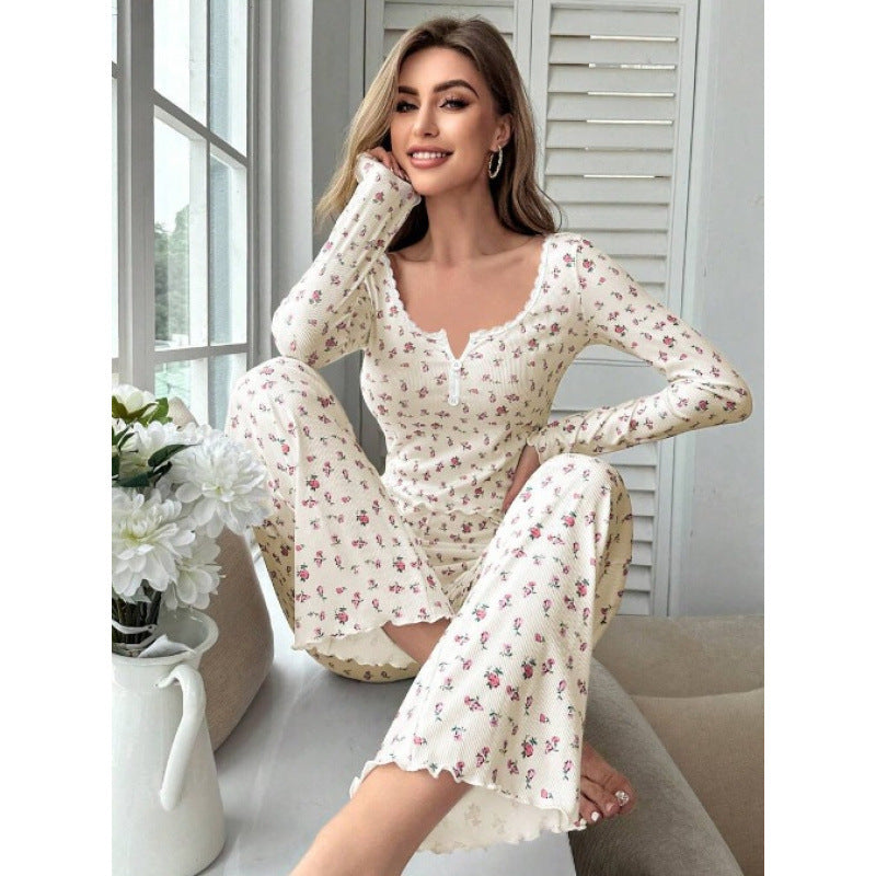 Women's long pants homewear set