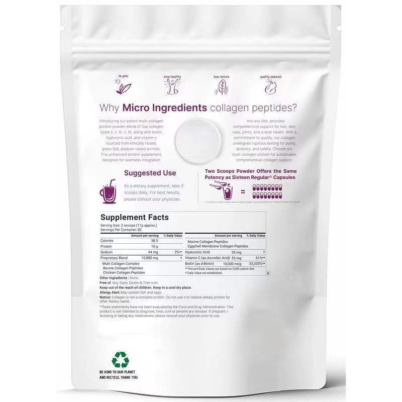 A variety of collagen powder