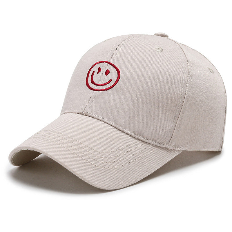Korean style embroidered baseball cap for men and women
