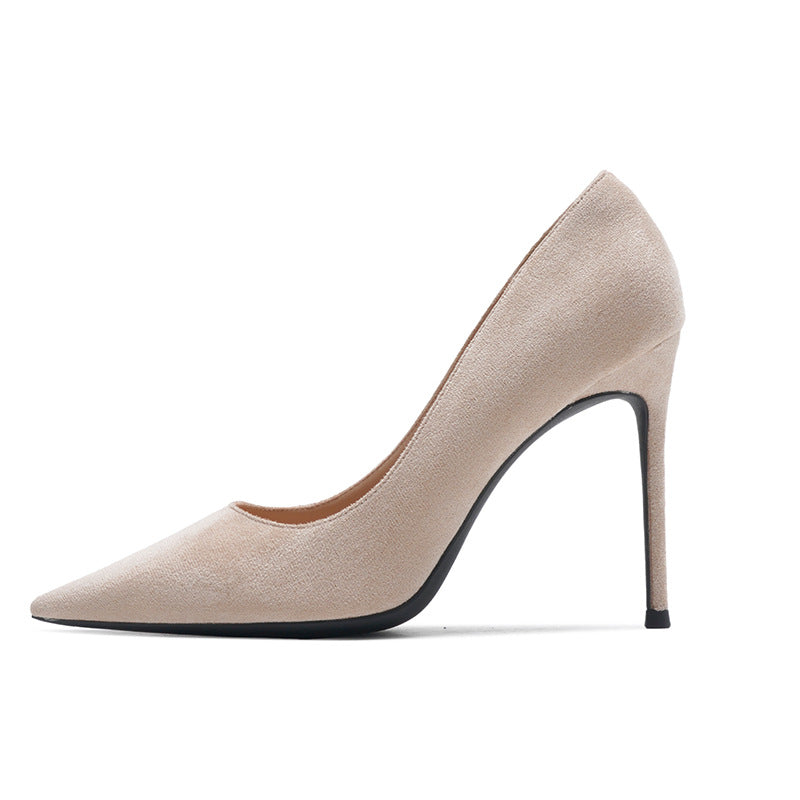 Elegant Suede Stiletto Heels for Women