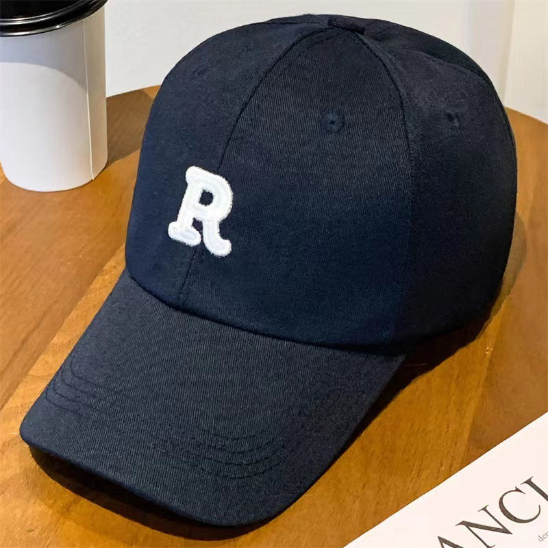 Korean style embroidered baseball cap for men and women
