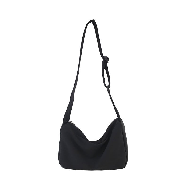 2023 New Japanese and Korean Style Simple Solid Color Shoulder Crossbody Bag Waterproof Oxford Cloth Lightweight Women's Bag Couple's Bag