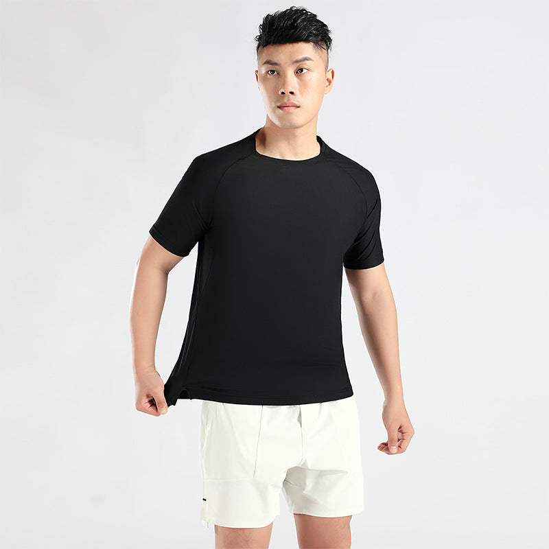 Sports Men's Fitness Short-sleeved