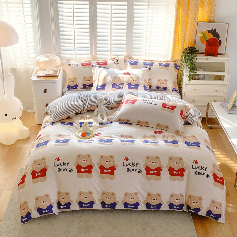 Bed Sheetss Student Dormitory Three-Piece Set