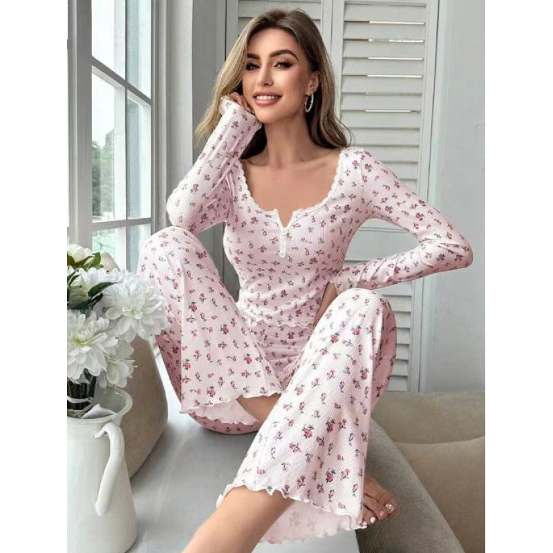 Women's long pants homewear set