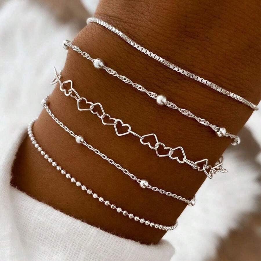 Multi-layer Chain 5 Bracelets