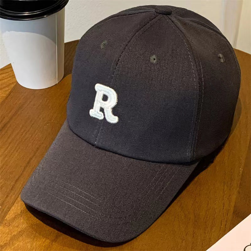 Korean style embroidered baseball cap for men and women