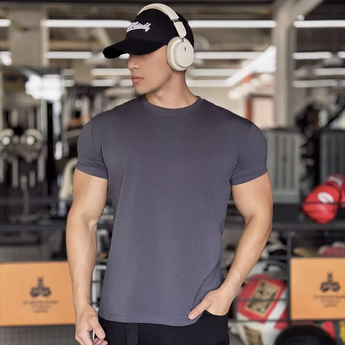 Training Slim-fit Stretch Muscle T shirt