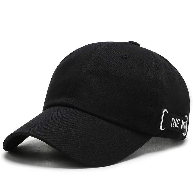 Korean style embroidered baseball cap for men and women