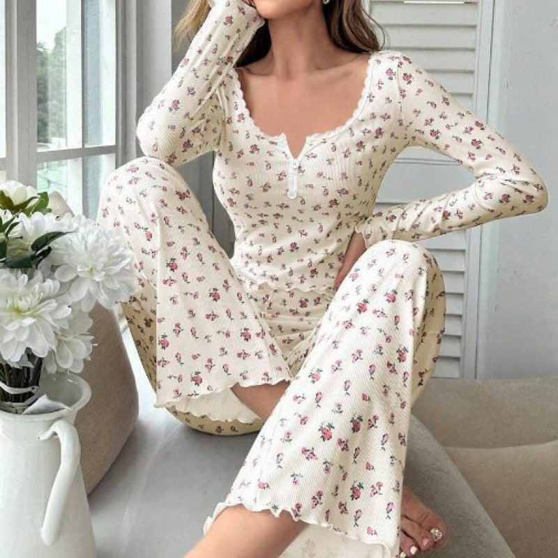 Women's long pants homewear set
