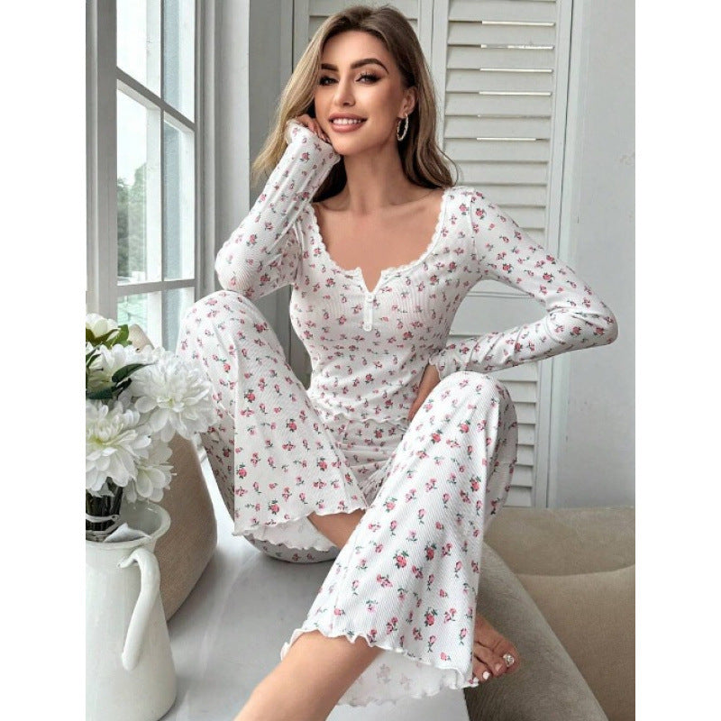Women's long pants homewear set