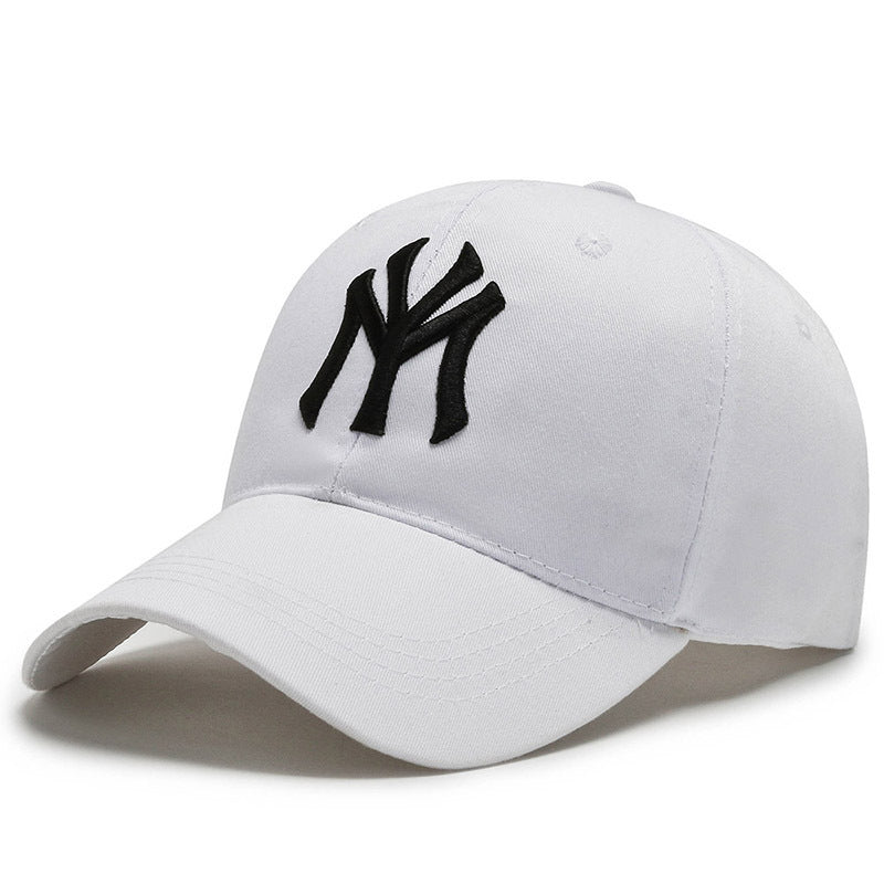 Korean style embroidered baseball cap for men and women