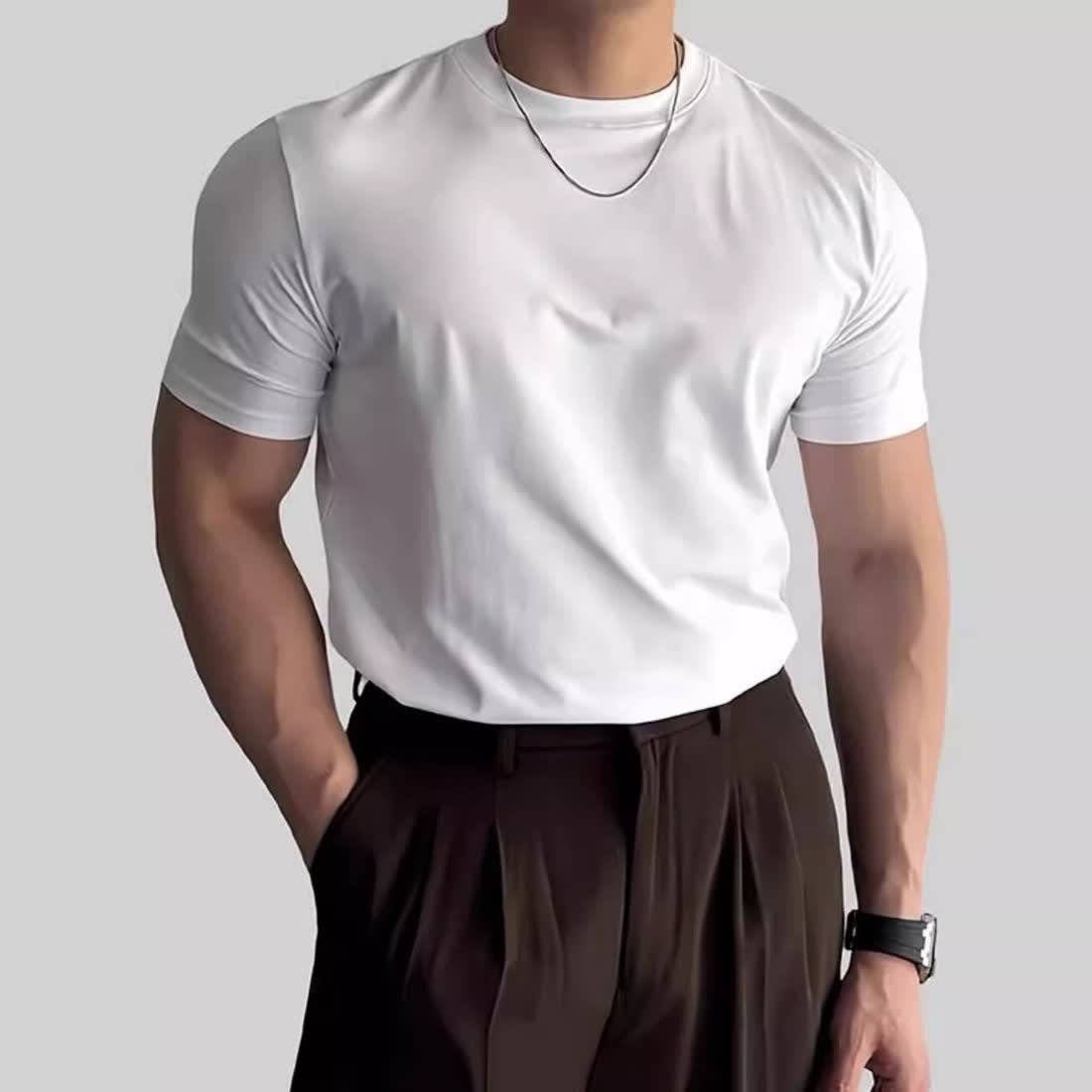 Training Slim-fit Stretch Muscle T shirt