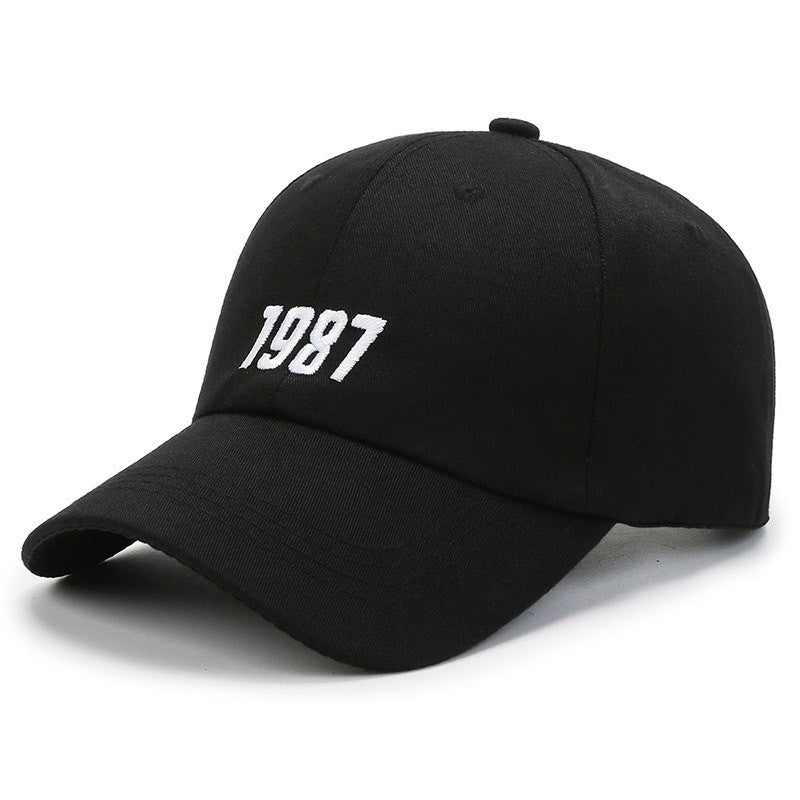 Korean style embroidered baseball cap for men and women