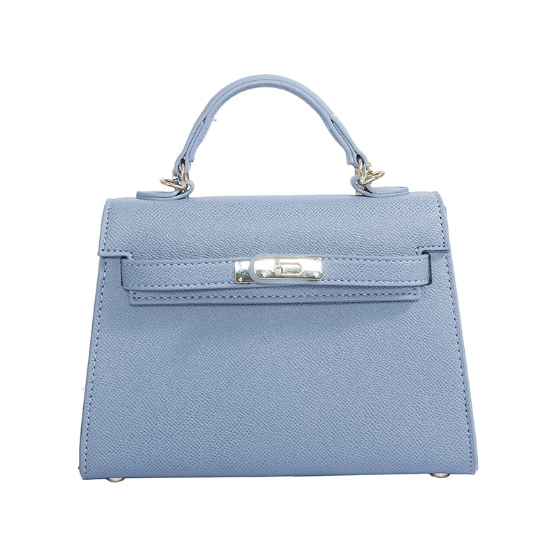 Texture Lock Portable Small Square Bag Women's 2022 New All-match Classic Shoulder Bag PU Fashion Kelly Bag