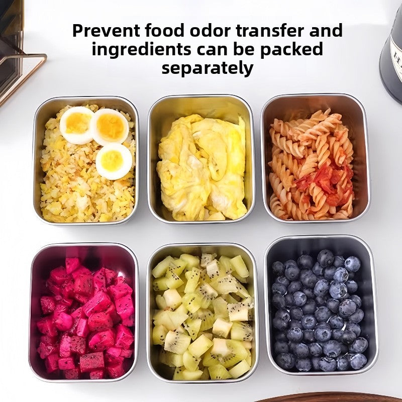 316 Stainless Steel Sealed Food Storage Box with Lid