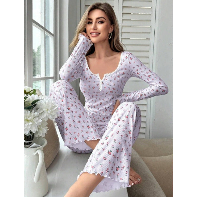 Women's long pants homewear set