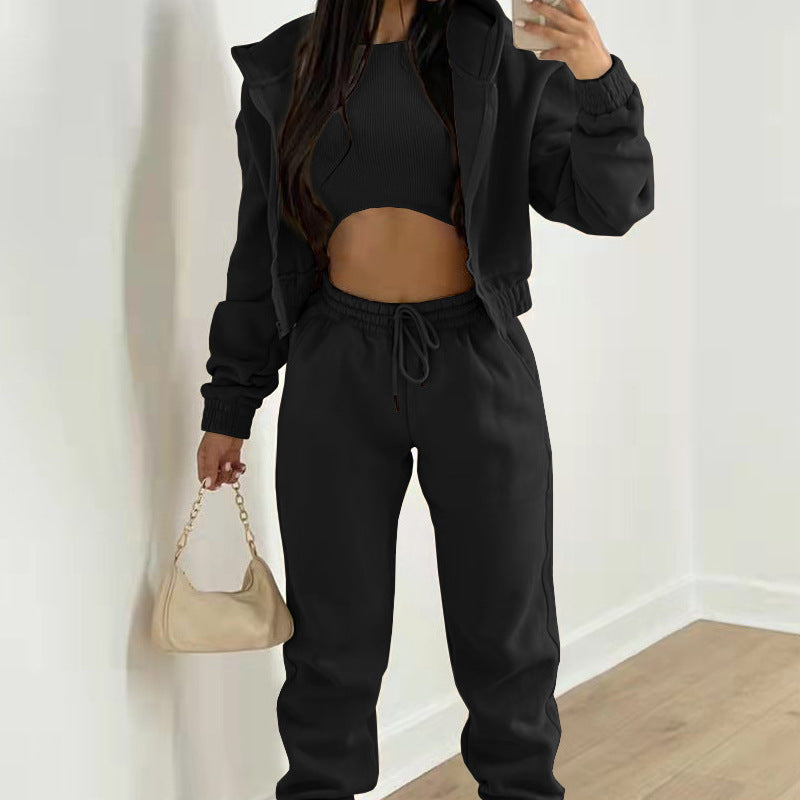 Women's Casual Hooded Sweatshirt and Pants