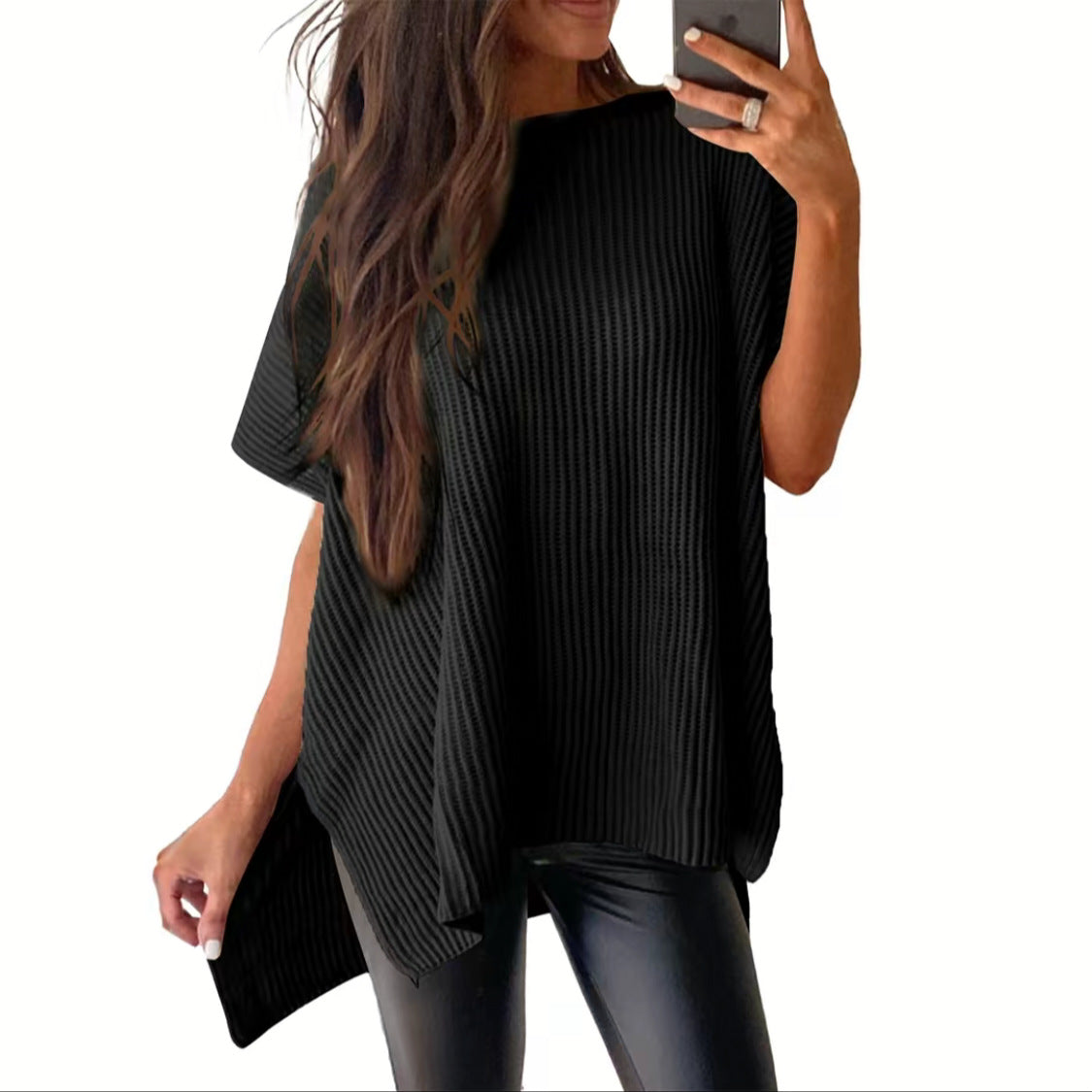 Womens Casual Drop Shoulder T-Shirt