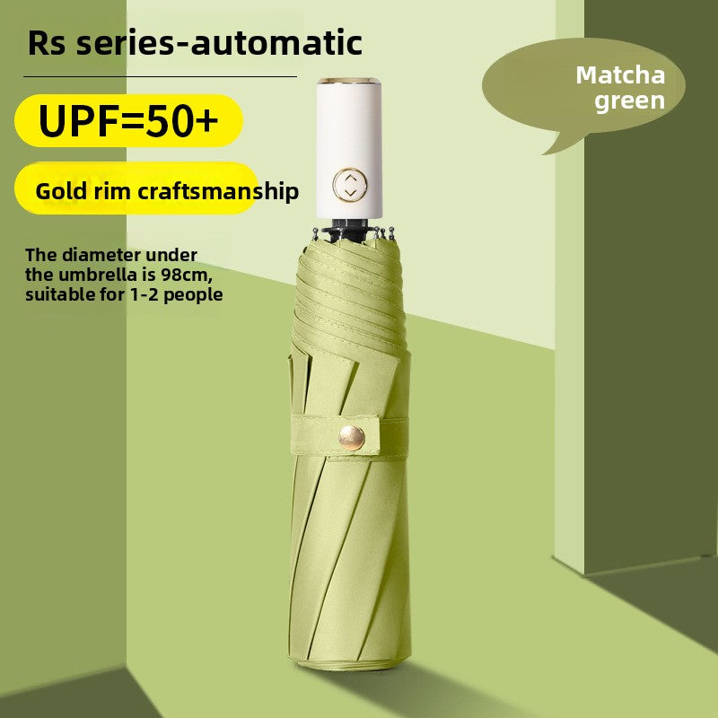 Folding Automatic Sunny and Rainy Dual-use Sun Umbrella