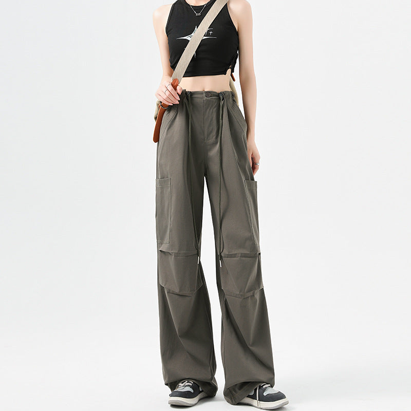 Quick-Drying High Waist Wide Leg Sport Pants
