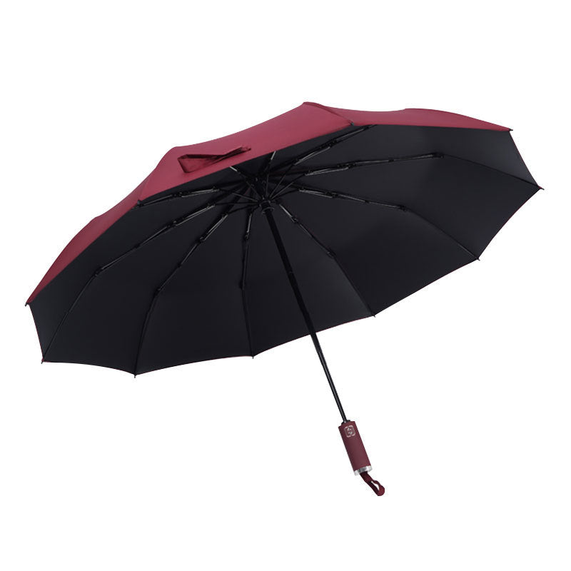 Folding Automatic Sunny and Rainy Dual-use Sun Umbrella