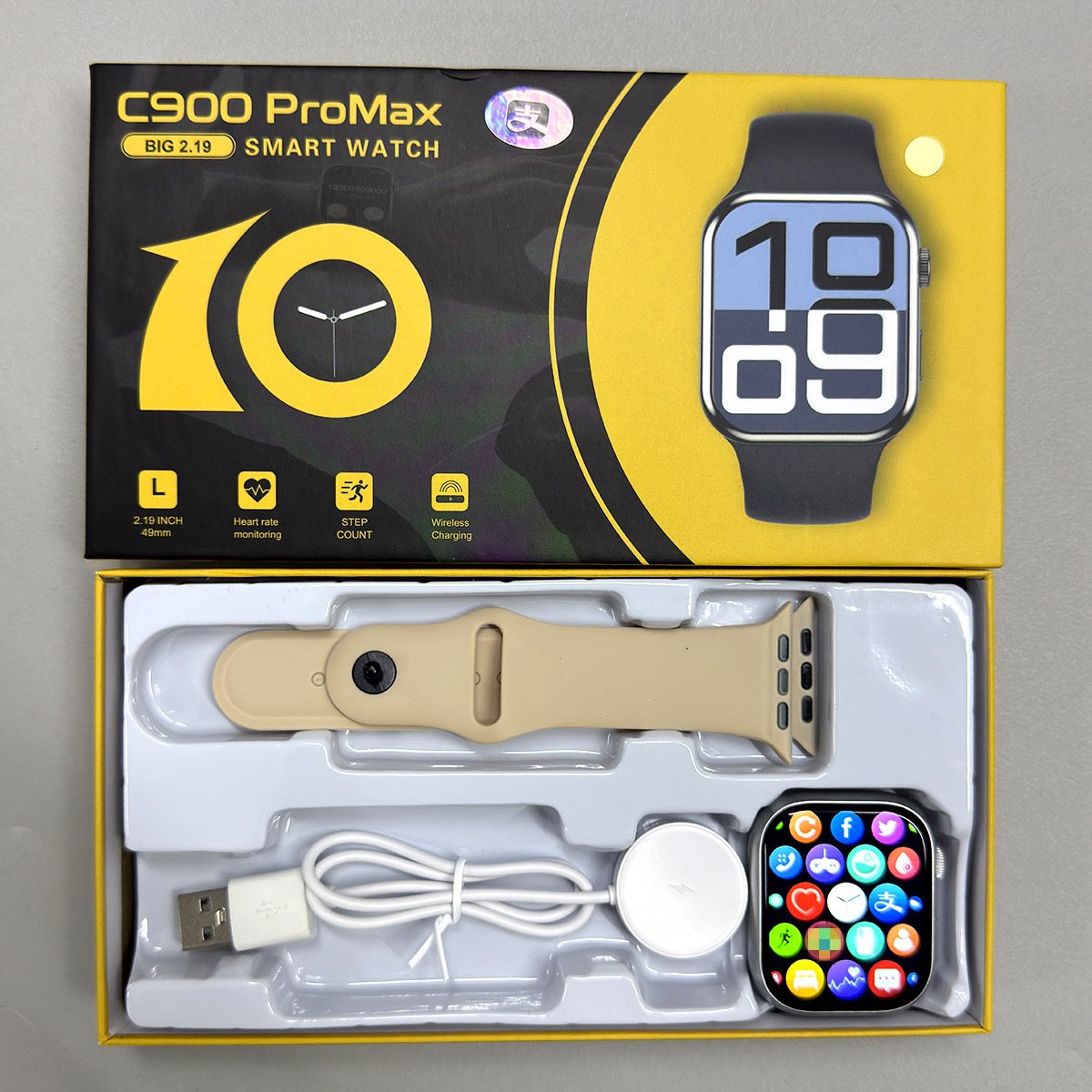 Bluetooth men's and women's sports step count heart rate watch