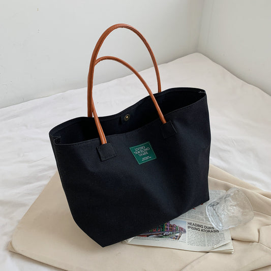 Simple Street Trend Large Capacity Tote Bag