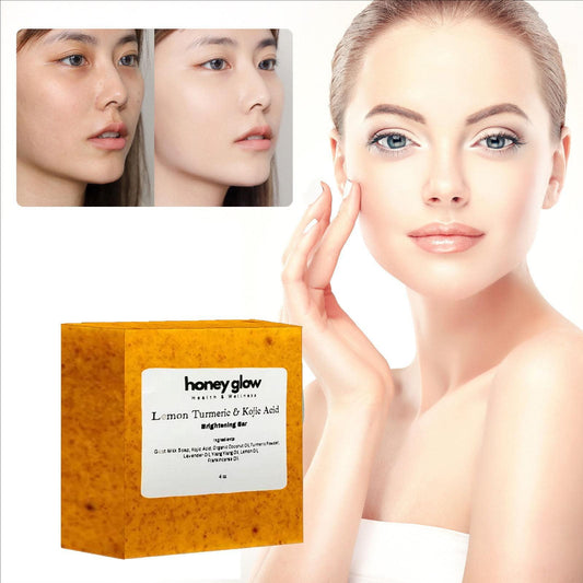 Lemon turmeric Kojic acid soap Brightening Soap Black Spot Remover Granular soap