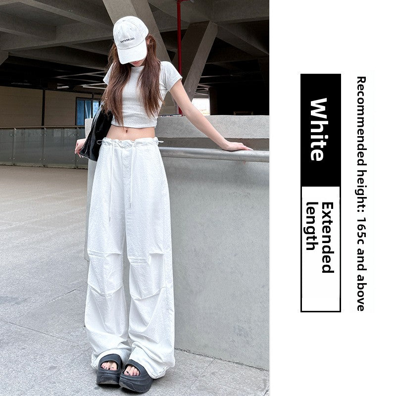 Quick-Drying High Waist Wide Leg Sport Pants