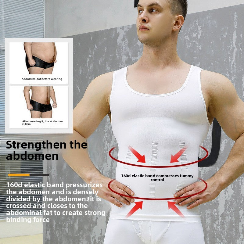 Breathable corset men's shaping garment