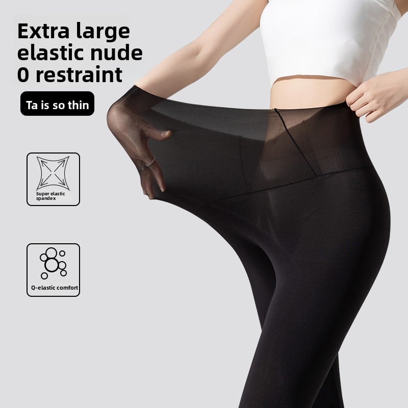 Ice silk shark pants women's ultra-thin high-waisted seamless leggings