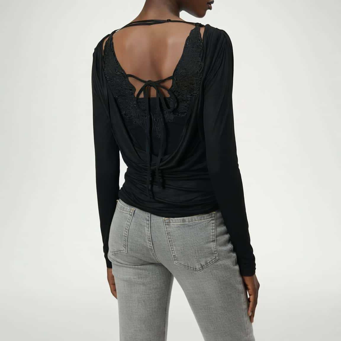 Y2K Wing Design Slim-Fit Strappy Camisole Top