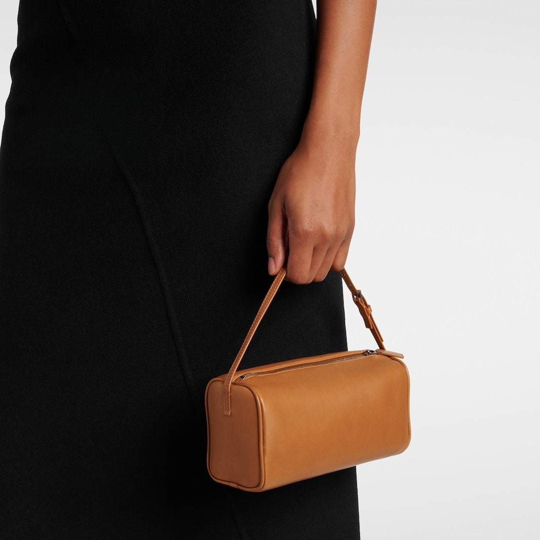 Pen holder velvet leather handbag