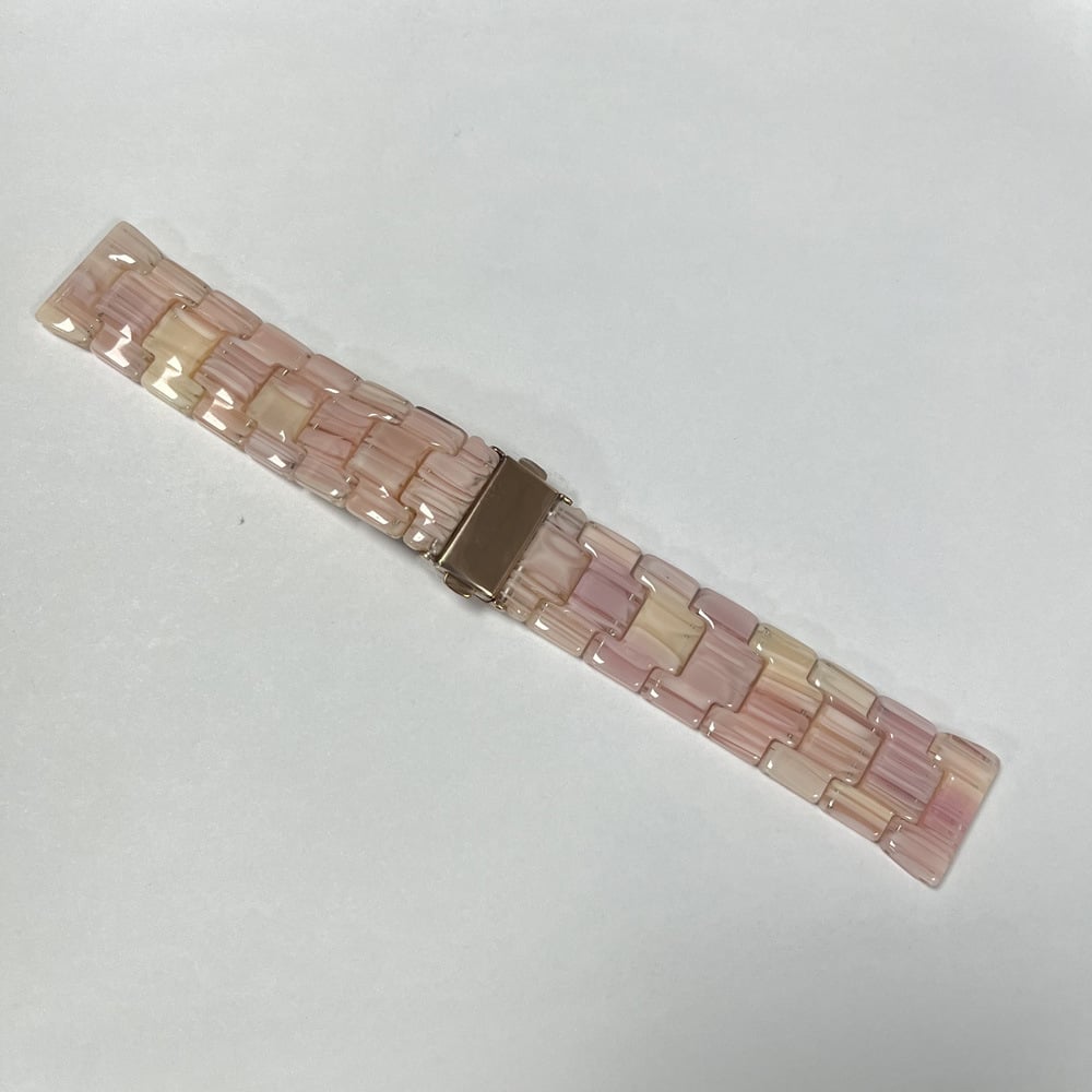 Ceramic resin watch strap