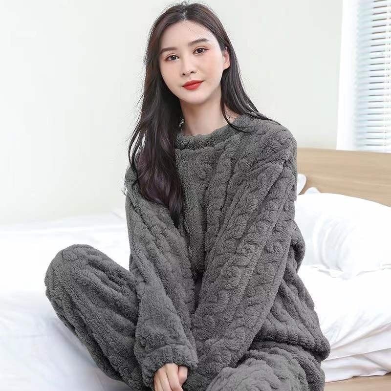 Coral Velvet Pajamas