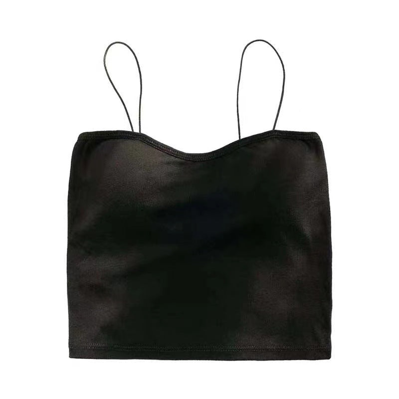 Summer Thin Oil Painting Girl Tank Top