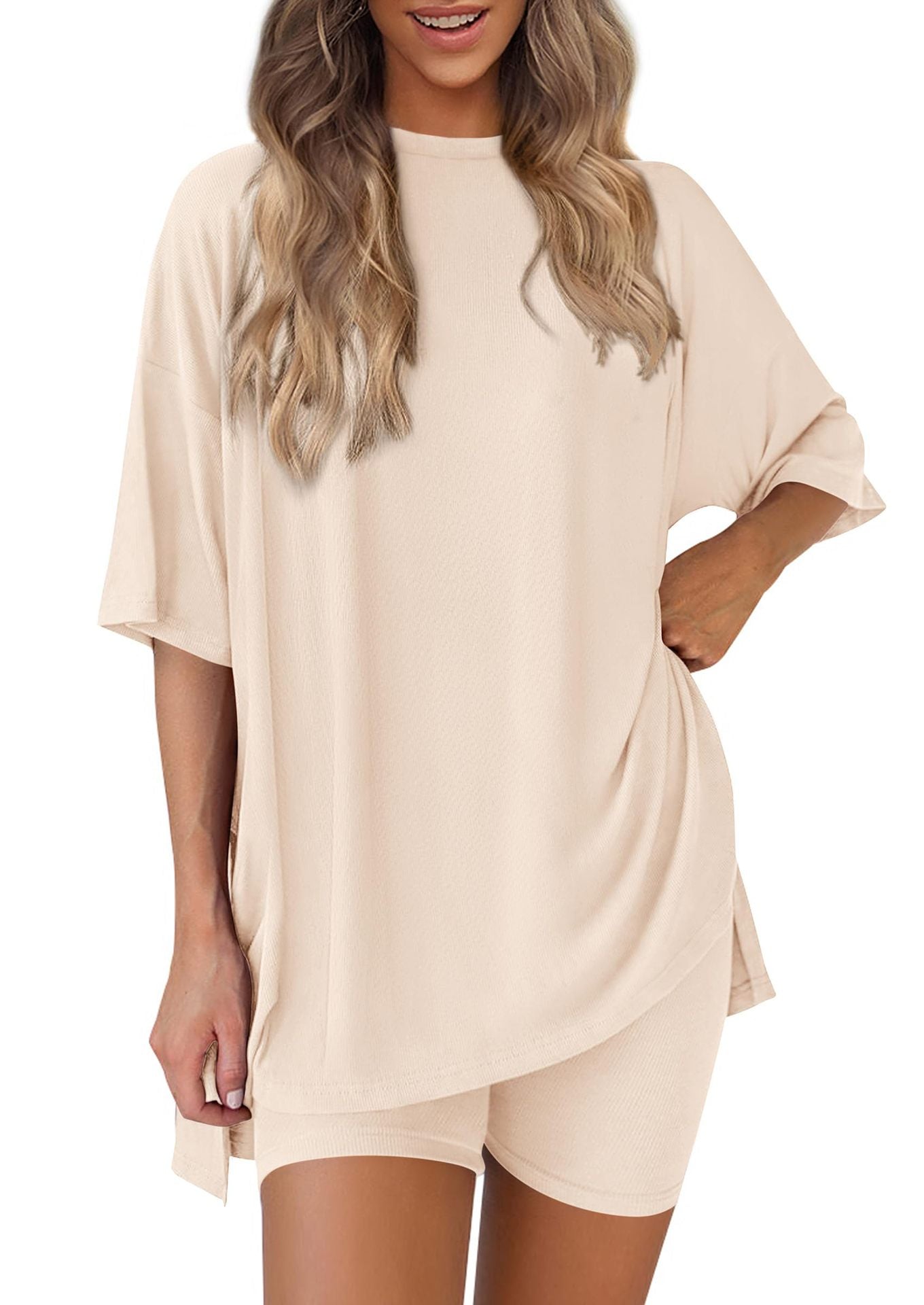 solid color loose pajamas women's clothing