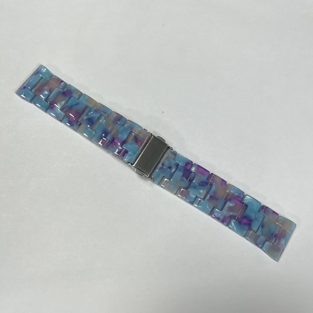 Ceramic resin watch strap