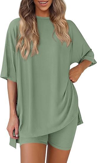 solid color loose pajamas women's clothing