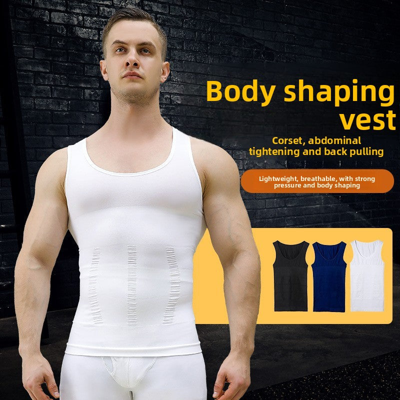Breathable corset men's shaping garment