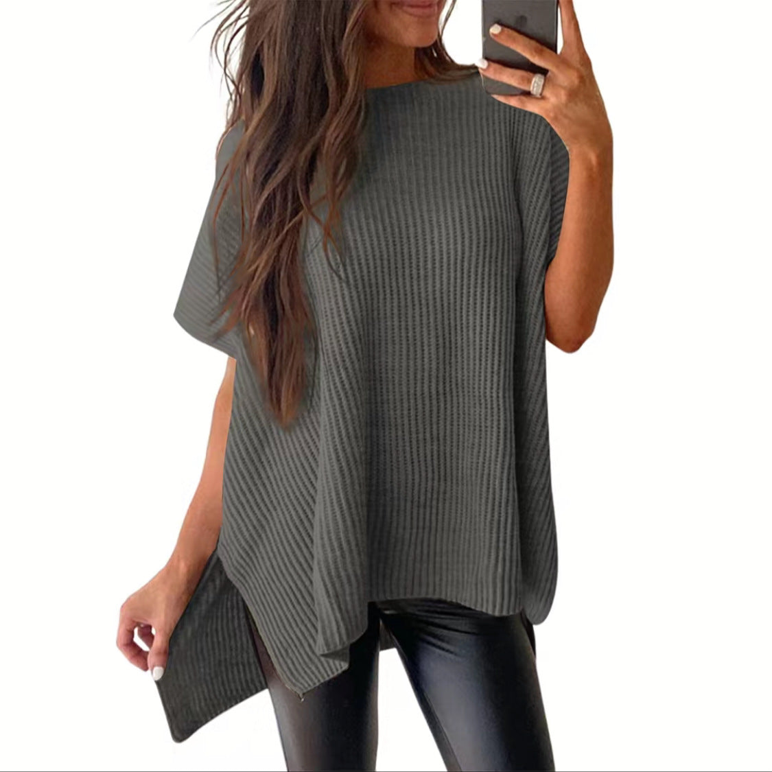 Womens Casual Drop Shoulder T-Shirt
