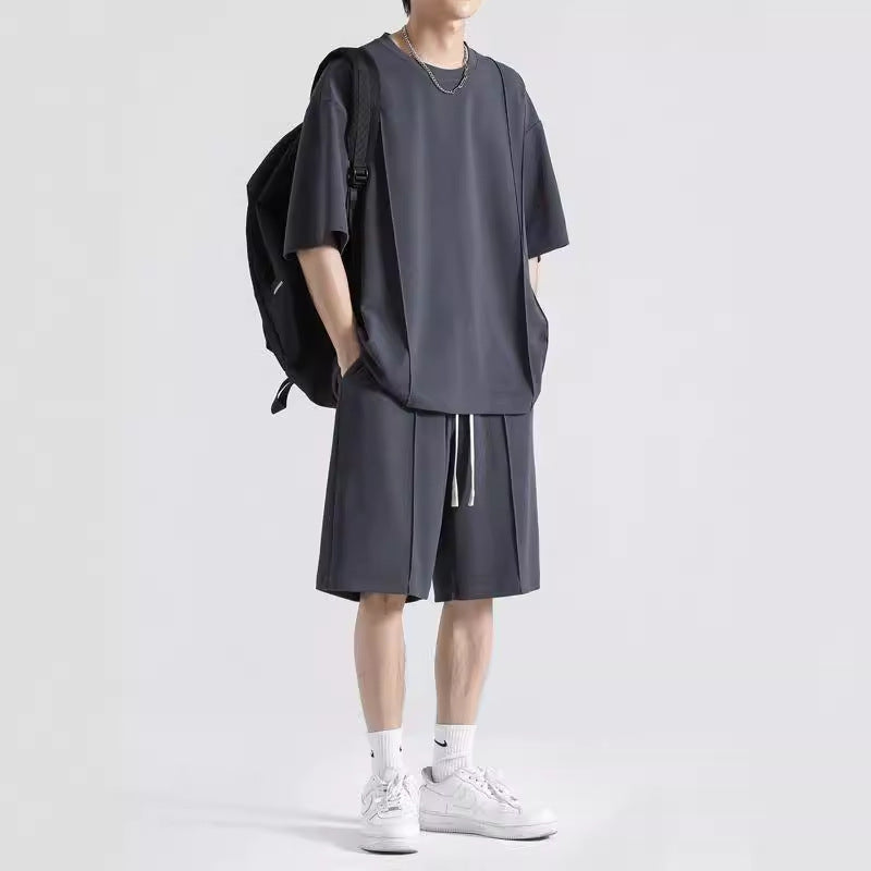 Ice silk short-sleeved T-shirt