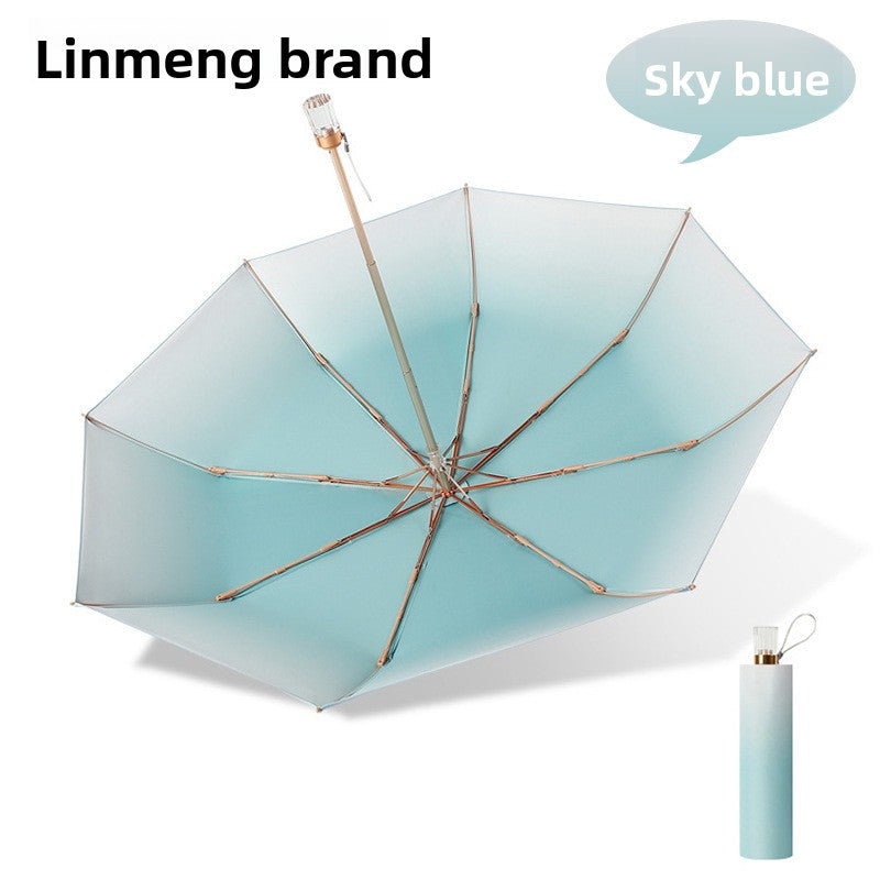 Folding Automatic Sunny and Rainy Dual-use Sun Umbrella