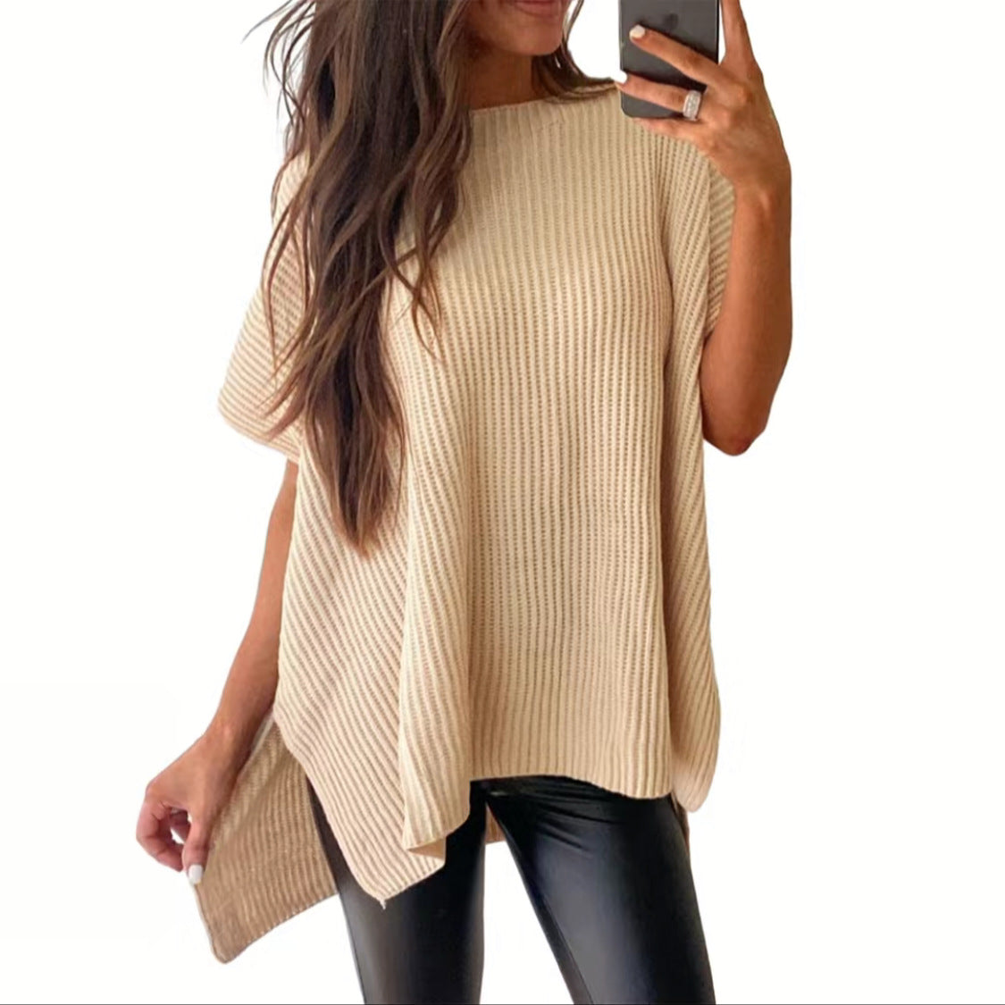 Womens Casual Drop Shoulder T-Shirt