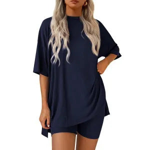 solid color loose pajamas women's clothing