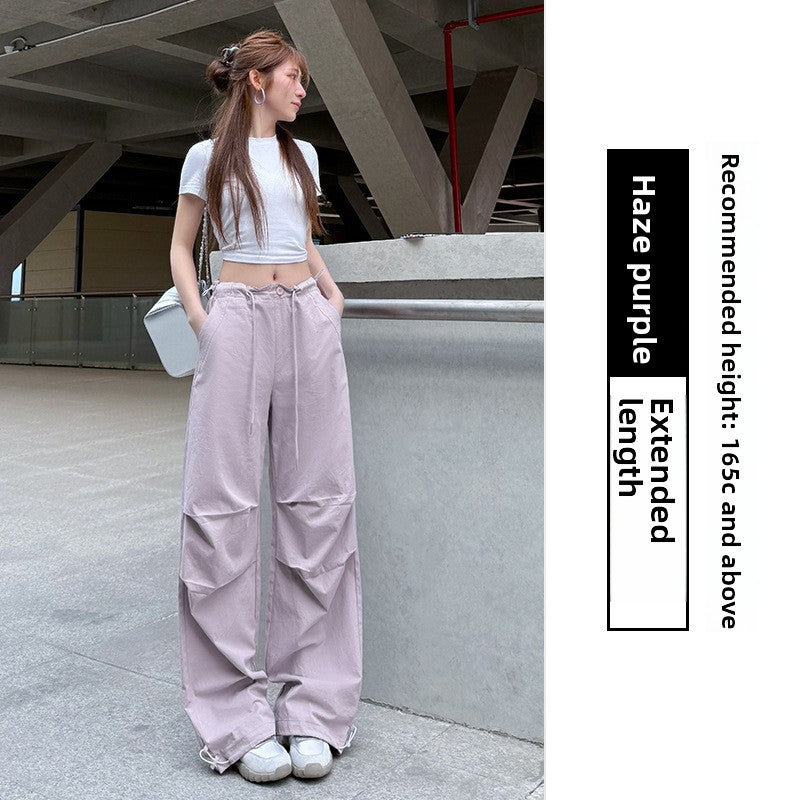 Quick-Drying High Waist Wide Leg Sport Pants